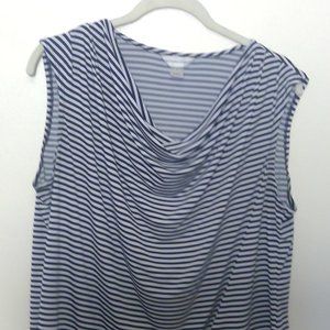 Christopher & Banks Sleeveless, Cowl Neck Top